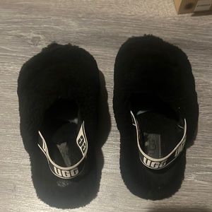 Ugg slippers black kids